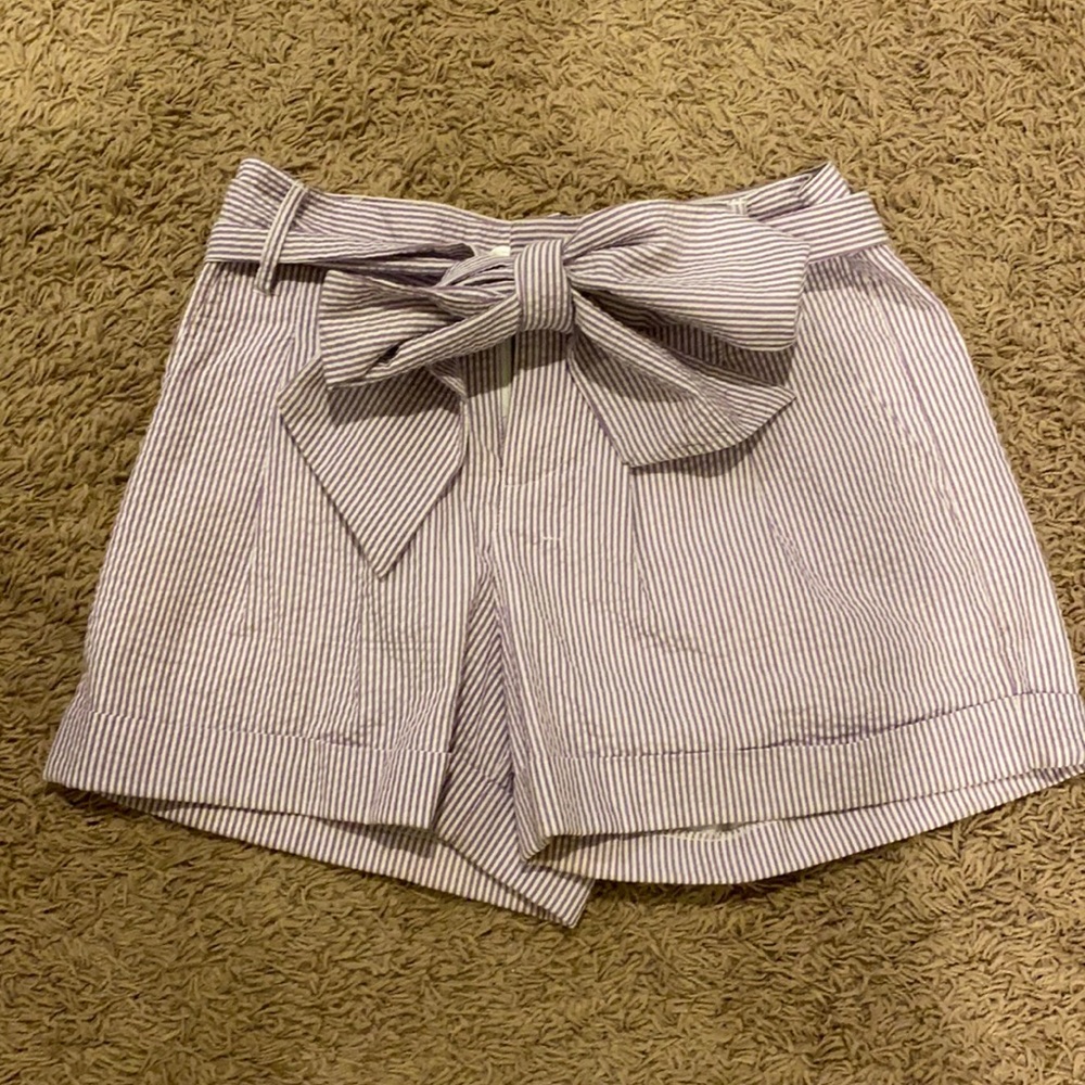 Lauren James seersucker shorts!